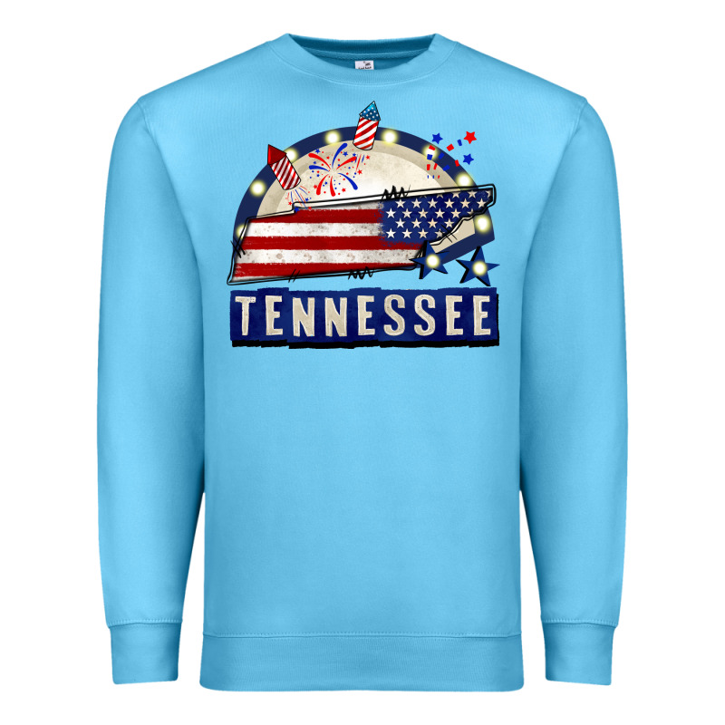 Tennessee 4th Of July Premium Sweatshirt by CowGirlArtShop | Teevron