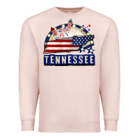 Pale Pink tennessee 4th of july Premium Sweatshirt - CowGirlArtShop