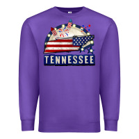 Purple tennessee 4th of july Premium Sweatshirt - CowGirlArtShop