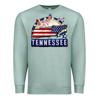 Seafoam tennessee 4th of july Premium Sweatshirt - CowGirlArtShop