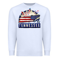 White tennessee 4th of july Premium Sweatshirt - CowGirlArtShop