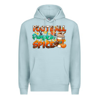 Blue Mist football pumpkin spice Premium Hoodie - CowGirlArtShop