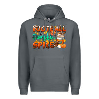 Rock football pumpkin spice Premium Hoodie - CowGirlArtShop