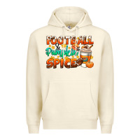 Sandshell football pumpkin spice Premium Hoodie - CowGirlArtShop