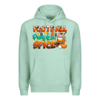 Seafoam football pumpkin spice Premium Hoodie - CowGirlArtShop