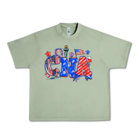 Oil Green 4th of july cna Urban Heavy Tee - NancyCooperArtShop