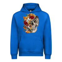 Cobalt skull kinda emotionless kinda emotional Urban Hoodie - FaDigitalArtStudio