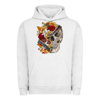 Pigment Lunar Rock skull kinda emotionless kinda emotional Urban Hoodie - FaDigitalArtStudio