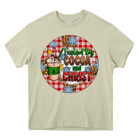 Christmas Fueled By Cocoa And Christ Ornament Heavy Core Tee | Teevron