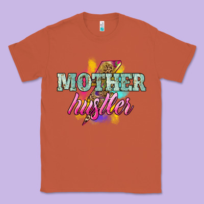 Mother Hustler Lightning Bolt Classic Tee Designed By Nancycooperartshop