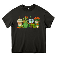 Asphalt cactus coffee cups Heavy Core Tee - AdoDesignShop