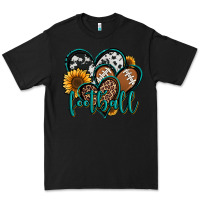 Black football hearts Premium Tee - Jasminsmagicworld