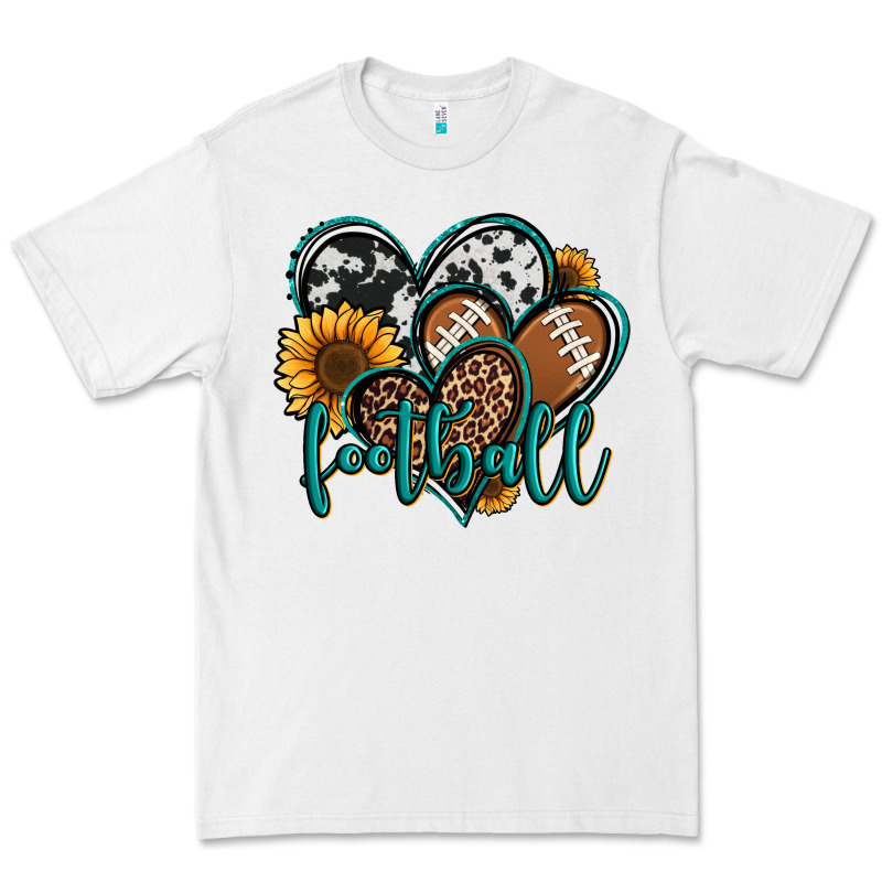 Football Hearts Premium Tee by Jasminsmagicworld | Teevron