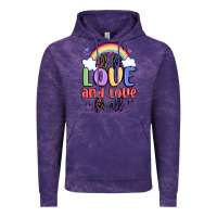 Cloud Purple all for love and love for all Vintage Hoodie - MaliasSmallBusiness