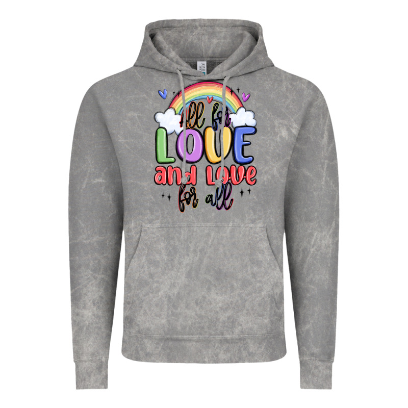 All For Love And Love For All Vintage Hoodie by MaliasSmallBusiness | Teevron