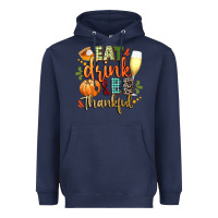 Navy eat drink and be thankful Heavyweight Hoodie - CowGirlArtShop