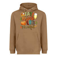 Toasted Coconut eat drink and be thankful Heavyweight Hoodie - CowGirlArtShop