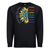 Black god says you are unique Premium Sweatshirt - CowGirlArtShop
