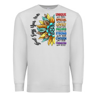 Dove Grey god says you are unique Premium Sweatshirt - CowGirlArtShop