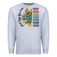 God Says You Are Unique Premium Sweatshirt | Teevron