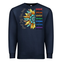 Navy god says you are unique Premium Sweatshirt - CowGirlArtShop