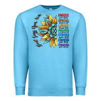 Ocean Blue god says you are unique Premium Sweatshirt - CowGirlArtShop
