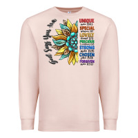 Pale Pink god says you are unique Premium Sweatshirt - CowGirlArtShop