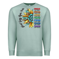 Seafoam god says you are unique Premium Sweatshirt - CowGirlArtShop