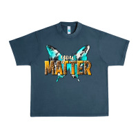 Midnight Navy you matter Urban Heavy Tee - NancyCooperArtShop