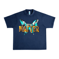 Navy you matter Urban Heavy Tee - NancyCooperArtShop