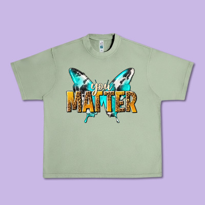 You Matter Urban Heavy Tee Designed By Nancycooperartshop