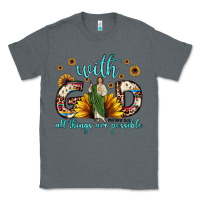 Charcoal Heather with god all things are possible matthew 19 26 Classic Tee - JahusDesignShop