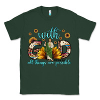Sports Green with god all things are possible matthew 19 26 Classic Tee - JahusDesignShop