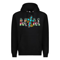 Black mom cross Premium Hoodie - JahusDesignShop
