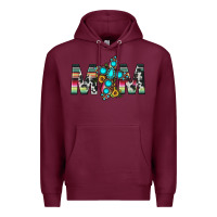 Burgundy mom cross Premium Hoodie - JahusDesignShop