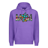 Purple mom cross Premium Hoodie - JahusDesignShop