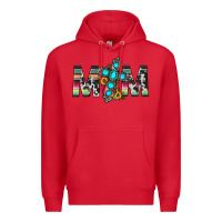 Red mom cross Premium Hoodie - JahusDesignShop
