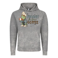 Cloud Rock froggy before coffee Vintage Hoodie - MaliasSmallBusiness