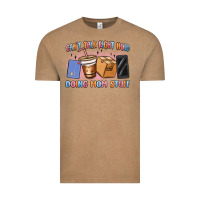 Vintage Coffee can't talk right now doing mom stuff Vintage Tee - MaliasSmallBusiness