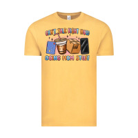 Vintage Mustard can't talk right now doing mom stuff Vintage Tee - MaliasSmallBusiness