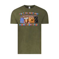 Vintage Olive can't talk right now doing mom stuff Vintage Tee - MaliasSmallBusiness