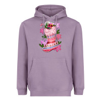 Lavender pink christmas socks Heavyweight Hoodie - CowGirlArtShop