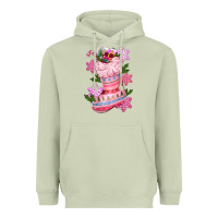 Matcha pink christmas socks Heavyweight Hoodie - CowGirlArtShop
