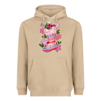 Mushroom pink christmas socks Heavyweight Hoodie - CowGirlArtShop