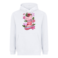 White pink christmas socks Heavyweight Hoodie - CowGirlArtShop