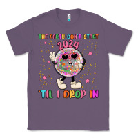 Lavender the party don t start til i drop in Classic Tee - MaliasSmallBusiness