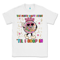 White the party don t start til i drop in Classic Tee - MaliasSmallBusiness