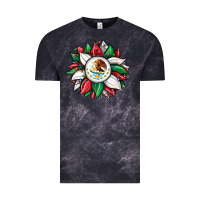 Cloud Black Christmas sunflower Mexican flag Vintage Tee - JahusDesignShop