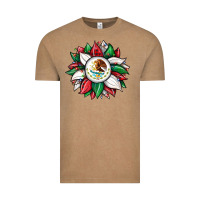 Christmas Sunflower Mexican Flag Vintage Tee | Teevron