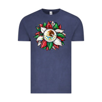 Vintage Denim Christmas sunflower Mexican flag Vintage Tee - JahusDesignShop